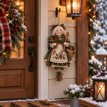 🍀 Handcrafted Lucky Grandma Comfort Doll – A Heartwarming Keepsake to Ease Worries & Bring Cozy Joy Home 🧶