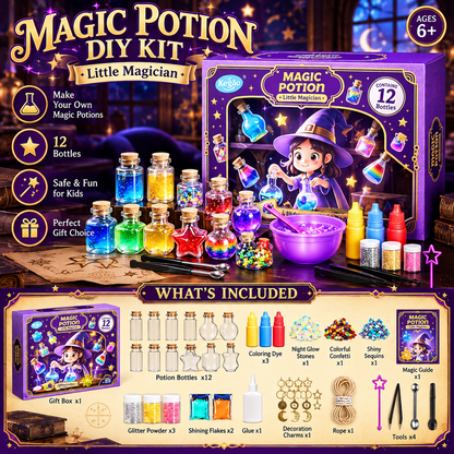 🔮✨ Starlit Wish Potion Lab – DIY Zodiac Magic Potion Making Kit