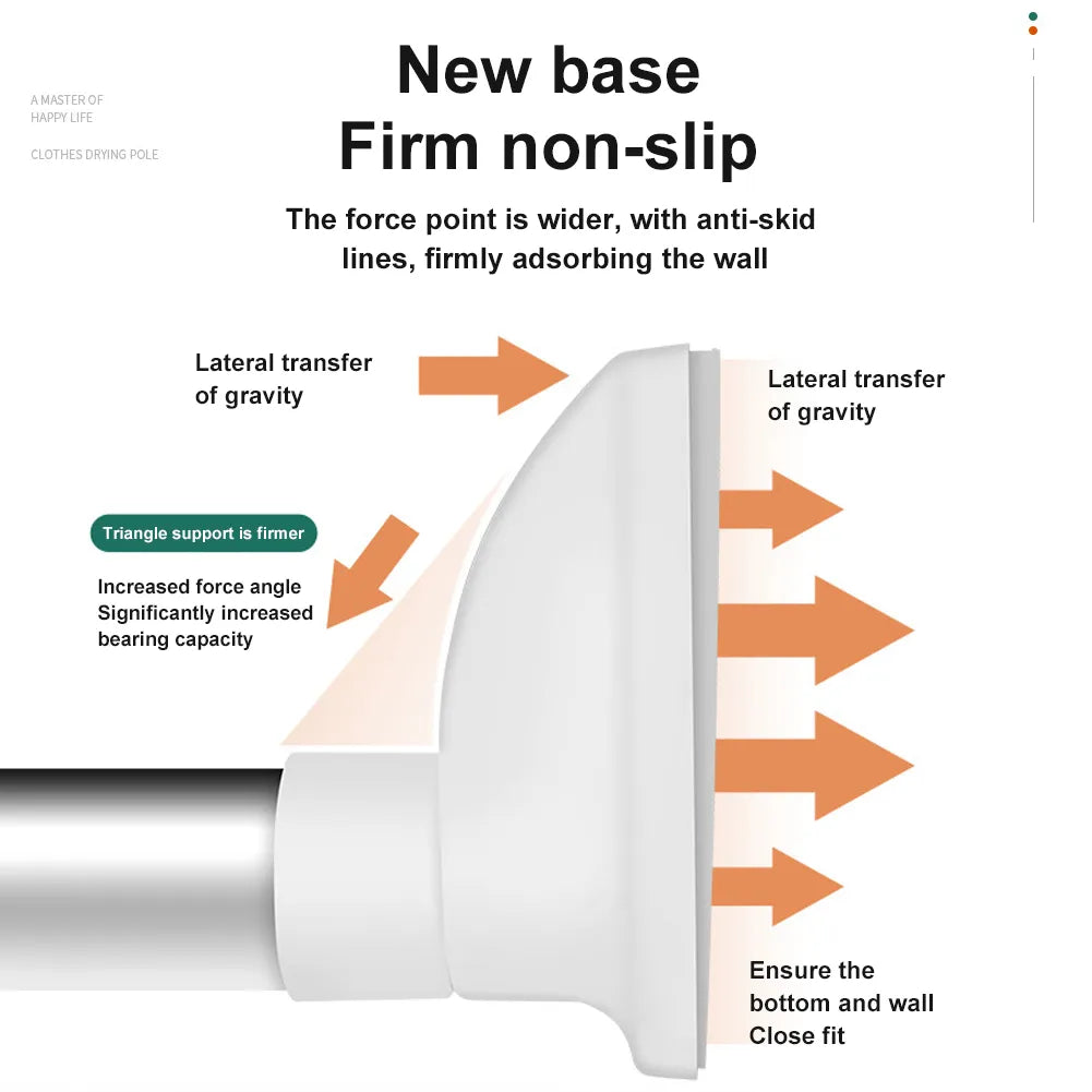 🔥Drill-Free Adjustable Rod