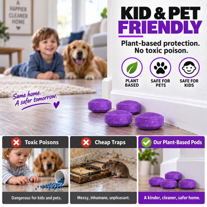Natural Plant-Based Rodent Repellent Balls (12 Pack) 🌿