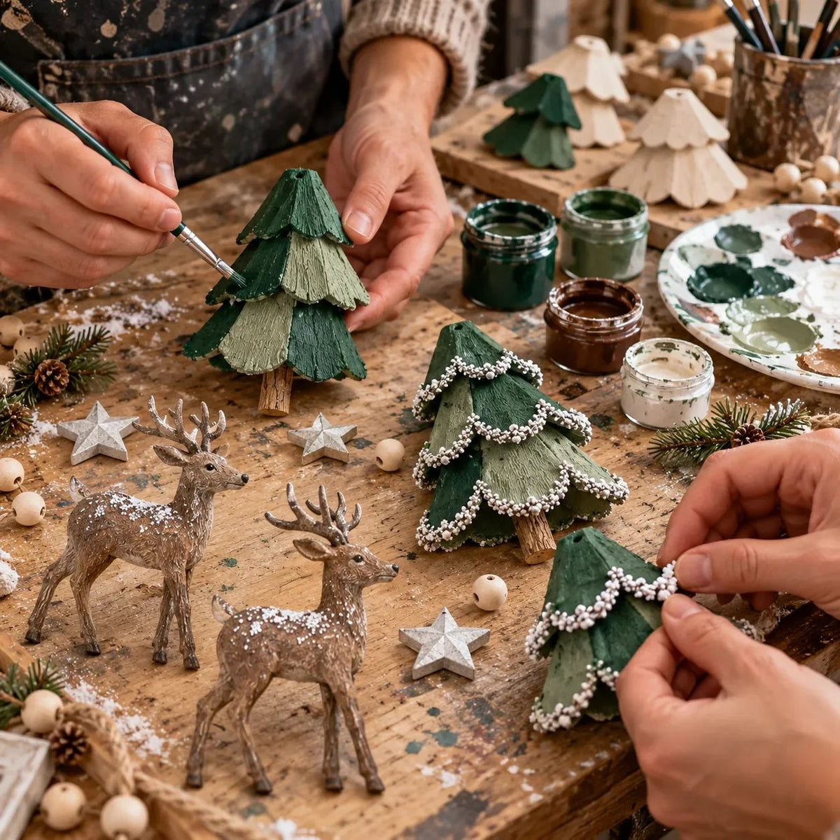 ⏰ LAST DAY 49% OFF - 🦌 Lighted Woodland Christmas Garland