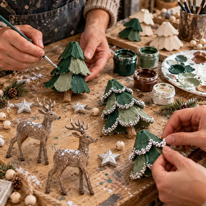 ⏰ LAST DAY 49% OFF - 🦌 Lighted Woodland Christmas Garland