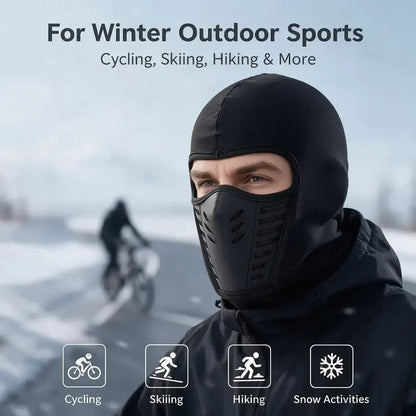 Unisex Fleece Full Face Balaclava Ski Mask - Windproof, Anti-Haze, Soft Sports & Outdoor Hat, Motorcycle Accessories for Skiing, Winter Outdoor Activities