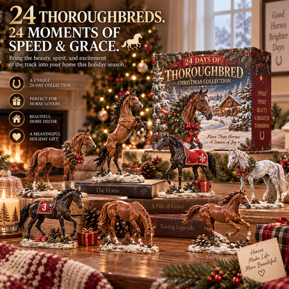 24 Days of Thoroughbred Spirit – A Christmas Collection of Speed & Grace 🐎