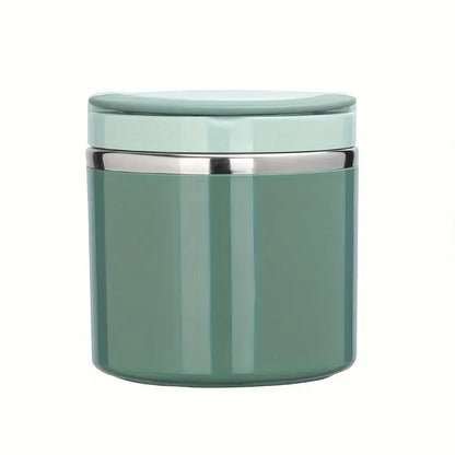 ✨Stainless Steel Insulated Lunch Box with Handle – Leakproof Stackable Food Container for Office, School & Travel