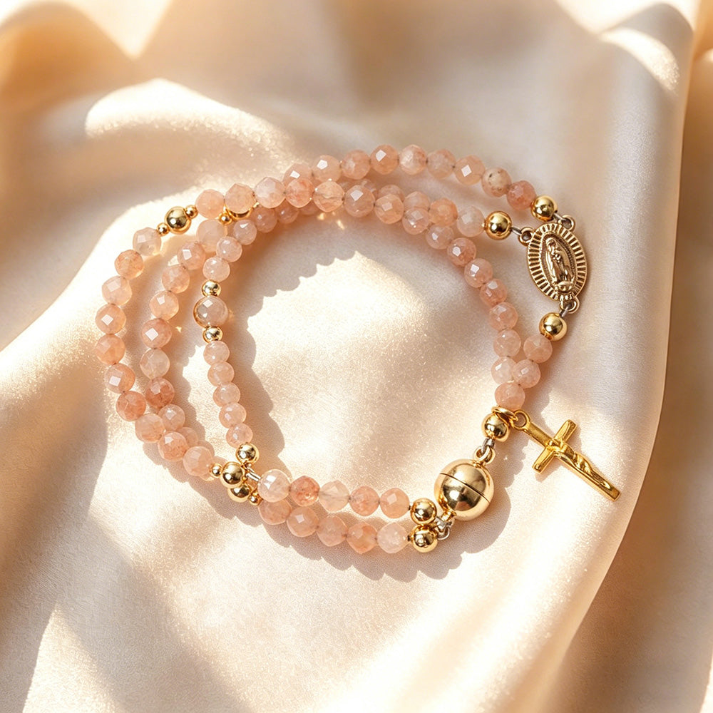 ✨Wear Your Faith Every Day ✝️🙏FaithLine Silver Rosary bracelets📿