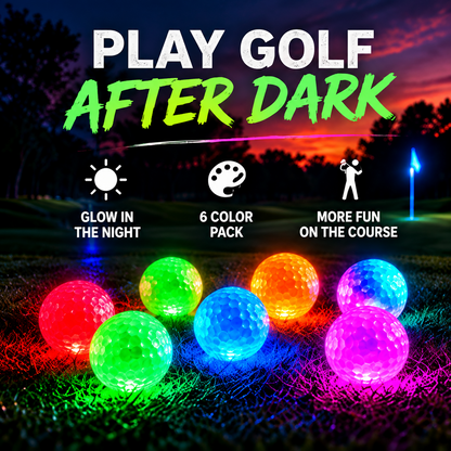 ⏳ Last Day 50% OFF-🏌️6-Pack Glow Golf Balls