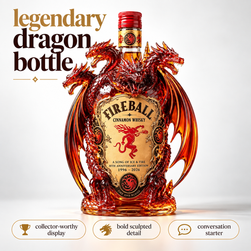 🐉🔥 Legendary Dragon Bar Decanter – Sculpted Collector Bottle for Home Bar & Gifting