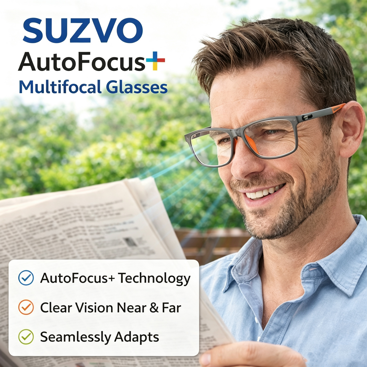 Almost Gone-🔥Vision AutoFocus+ Multifocal Glasses
