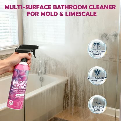 🔥Bathroom Cleaner – Dissolves Limescale & Mold, Inhibits Regrowth. Sparkling Bathroom – Grab Yours! ✅