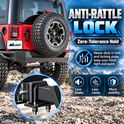 Ultimate Trailer Hitch Locking Stabilizer - Heavy-Duty Support & Anti-Rattle