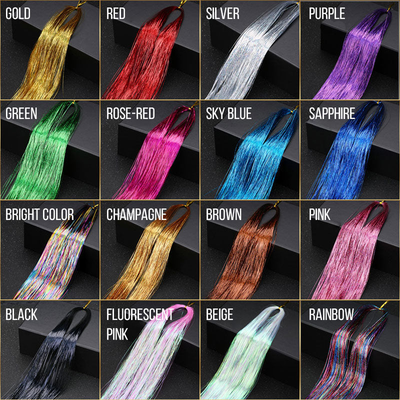 🏆 Last Day Special Price ＄9.98 ! 🎁14-pack Glitter Satin Hair Accessories ✨