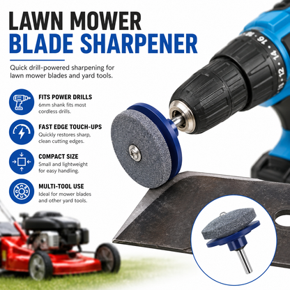 🔥 50% OFF Drill-Powered Lawn Mower Blade Sharpener ⚡ Quick Edge Touch-Ups
