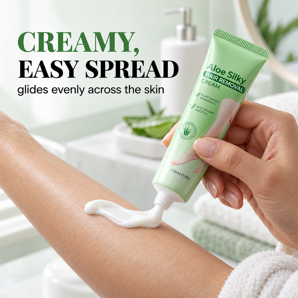 🏆🔥Gentle Aloe Vera Hair Removal Cream💖