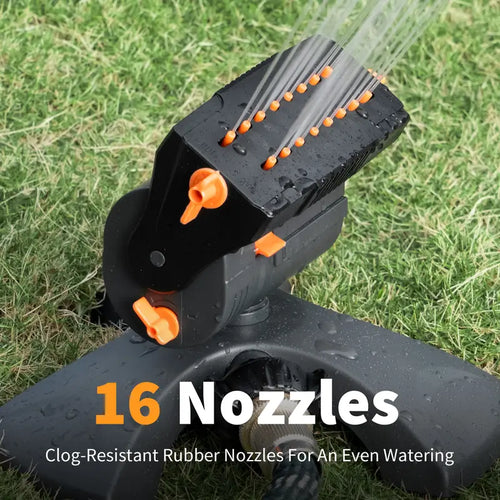 🎁Mini Turbo Oscillating Garden Sprinkler With 16 Nozzles