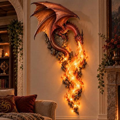 🐉2027 Dragonfire Guardian™ Wall Sconce – A Legendary Flame Awakens On Your Wall 🔥