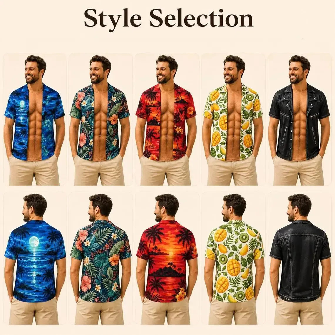 Funny Muscle T Shirt for Men, Hawaiian Shirt Illusion Tee, Personalized 3D Fake Open Shirt💪🔥