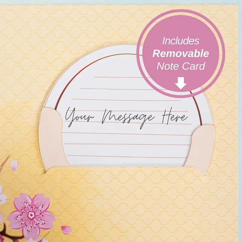 Forever-Blooming 3D Flower Pop-Up Card