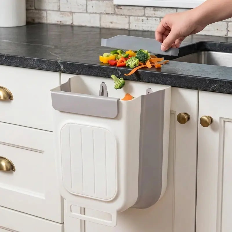 Hanging Kitchen Trash Can for Cabinet Door