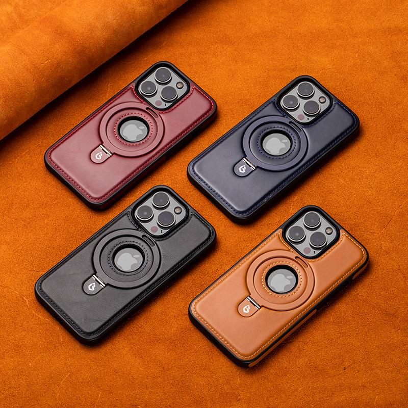 🔥New In Phone Case for iPhone 17 Series - Luxurious Leather Invisible Stand Case