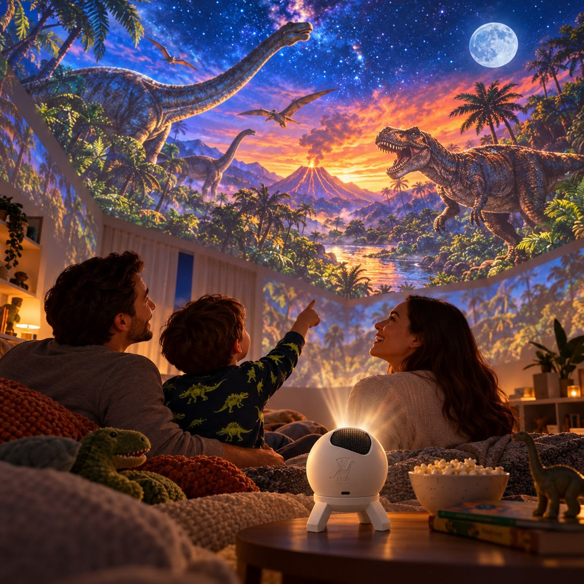🦖✨ Dino Adventure Projector Lamp™