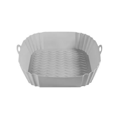 Reusable Air Fryer Silicone Liner 🍟 – 8' Nonstick Cooking Basket Insert