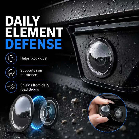 💥50% OFF 🚗2 Pcs Mirror Shape 360 Panoramic Rearview Car Camera Lens Cover 🚗