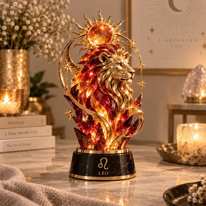 🔥HOT SALE🔥 49% OFF – 🌙 Celestial Zodiac Sculpture | 12 Jewel-Like Zodiac Designs with Golden Details ✨
