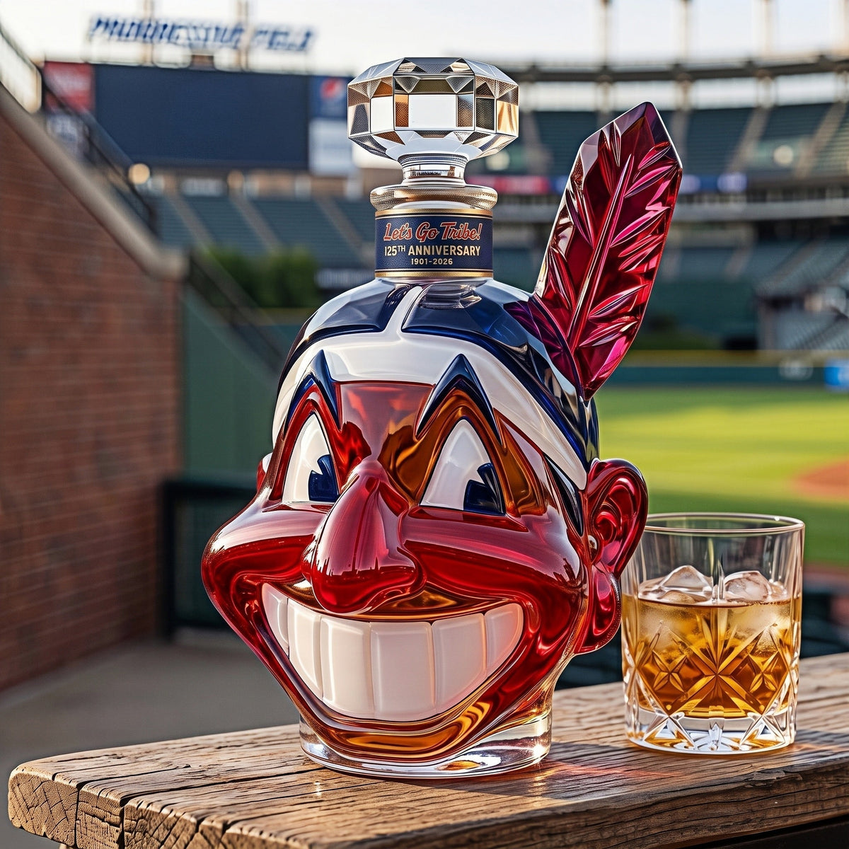 🔥⚾ 125th Anniversary Baseball Legacy Whiskey Bottle & Pennant Flag – Limited Collector’s Edition 🥃🚩