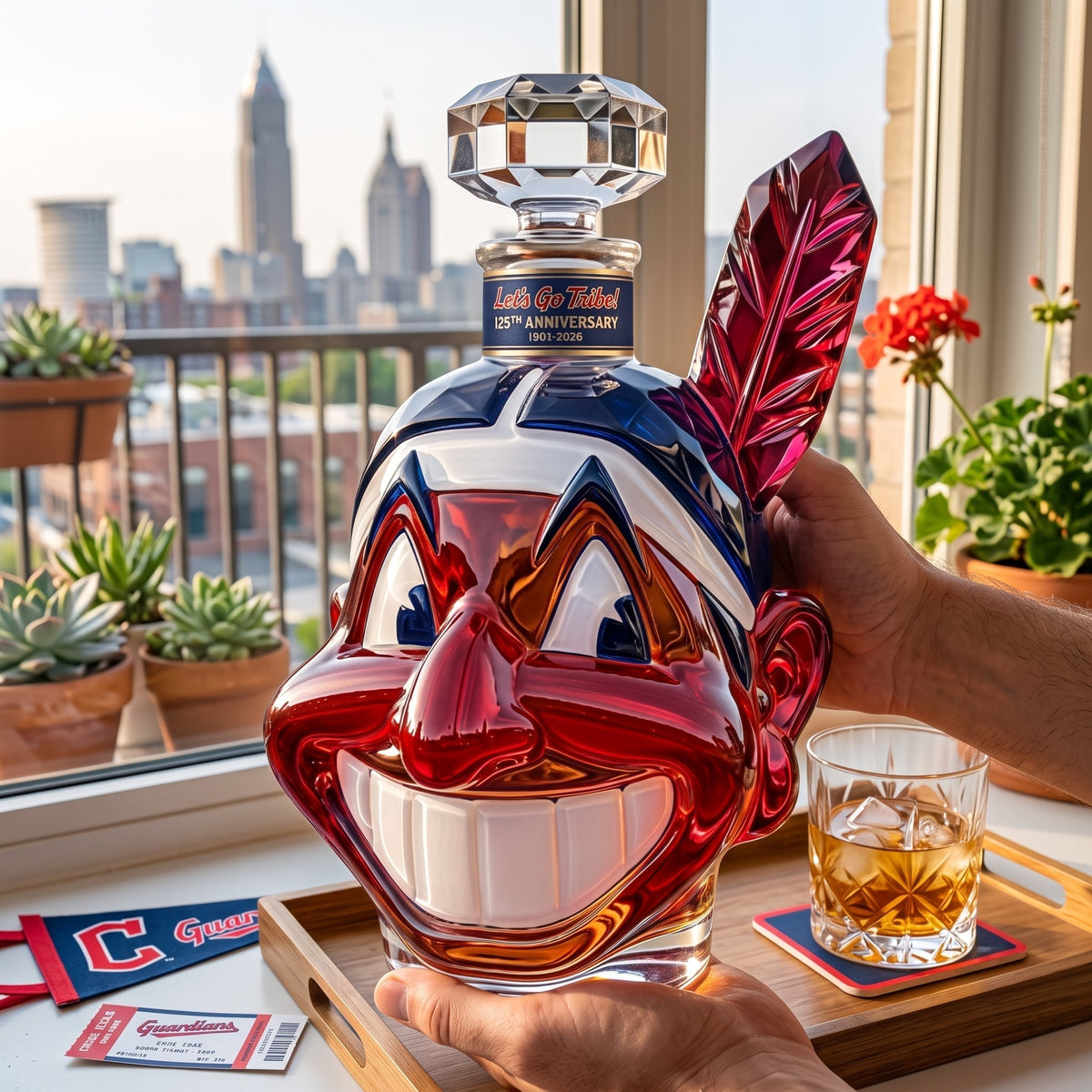 🔥⚾ 125th Anniversary Baseball Legacy Whiskey Bottle & Pennant Flag – Limited Collector’s Edition 🥃🚩