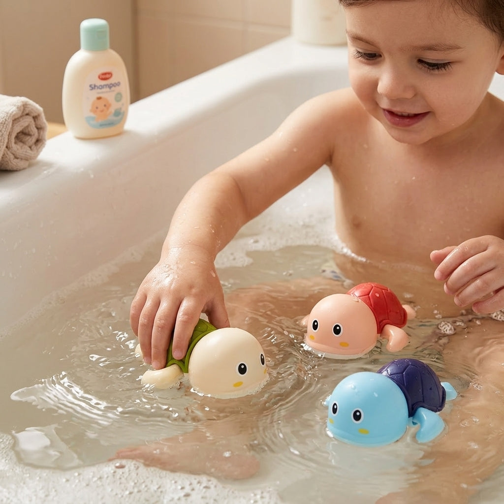 Swimming Baby Bath Toys, Water Pool Floating Wind Up Toys