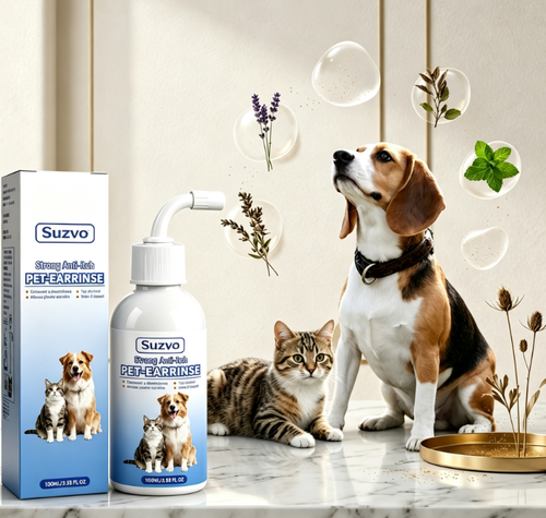 Gentle Pet Ear Wash | Odor-Free Cleaning for Dogs & Cats
