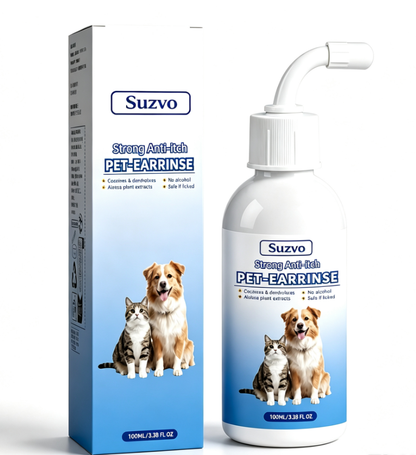 Gentle Pet Ear Wash | Odor-Free Cleaning for Dogs & Cats