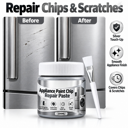 ✨50% OFF NOW! Metal Chrome Polish & Restorer Paste with Brush – Heavy-Duty Chrome Polishing Cream, Oxidation Remover for Car Wheels, Metal Trim, Faucets & Chrome Surfaces