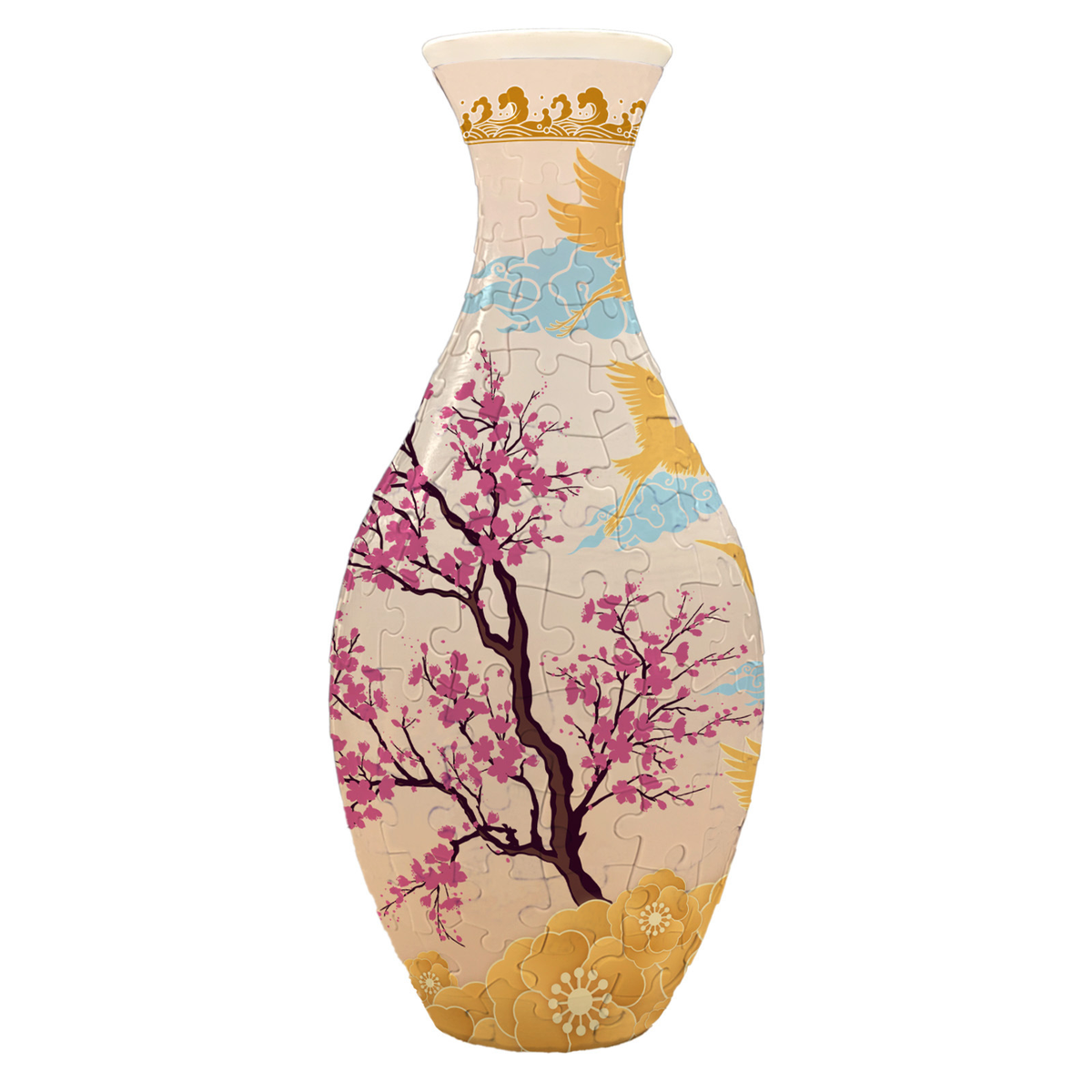 ✨ 3D DIY Puzzle Vase – 11 Creative Designs, Decorative Flower Vase & Craft Gift