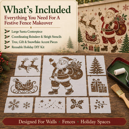 🔥Last Day 49% OFF 🌿Garden Bloom Wall Stencil Kit✨