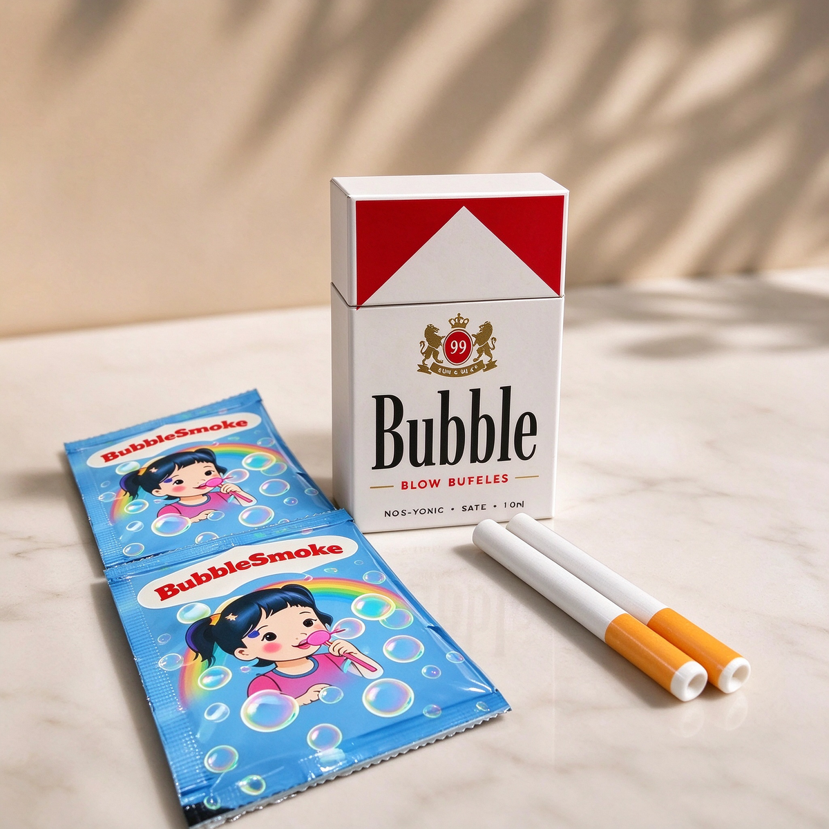 Bubble Smoke-Funny Bubble Blowing Cigarette Prank Toy