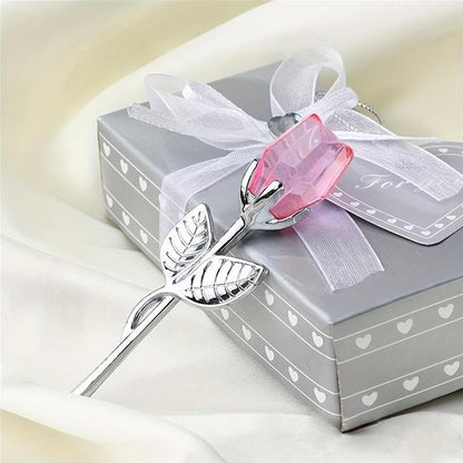 💖Eternal Love Metal Crystal Rose Timeless Gift for Valentine's Day, Mother's Day, Birthdays, and Anniversaries Water-Resistant
