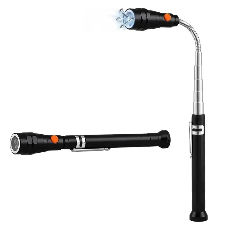 Telescoping Magnetic Pickup Tool 🔦 – Built-In LED for Easy Retrieval