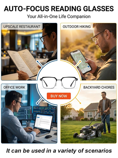 🔥Buy 1 Get 1 Free👓Auto-Adjusting HD Reading Glasses