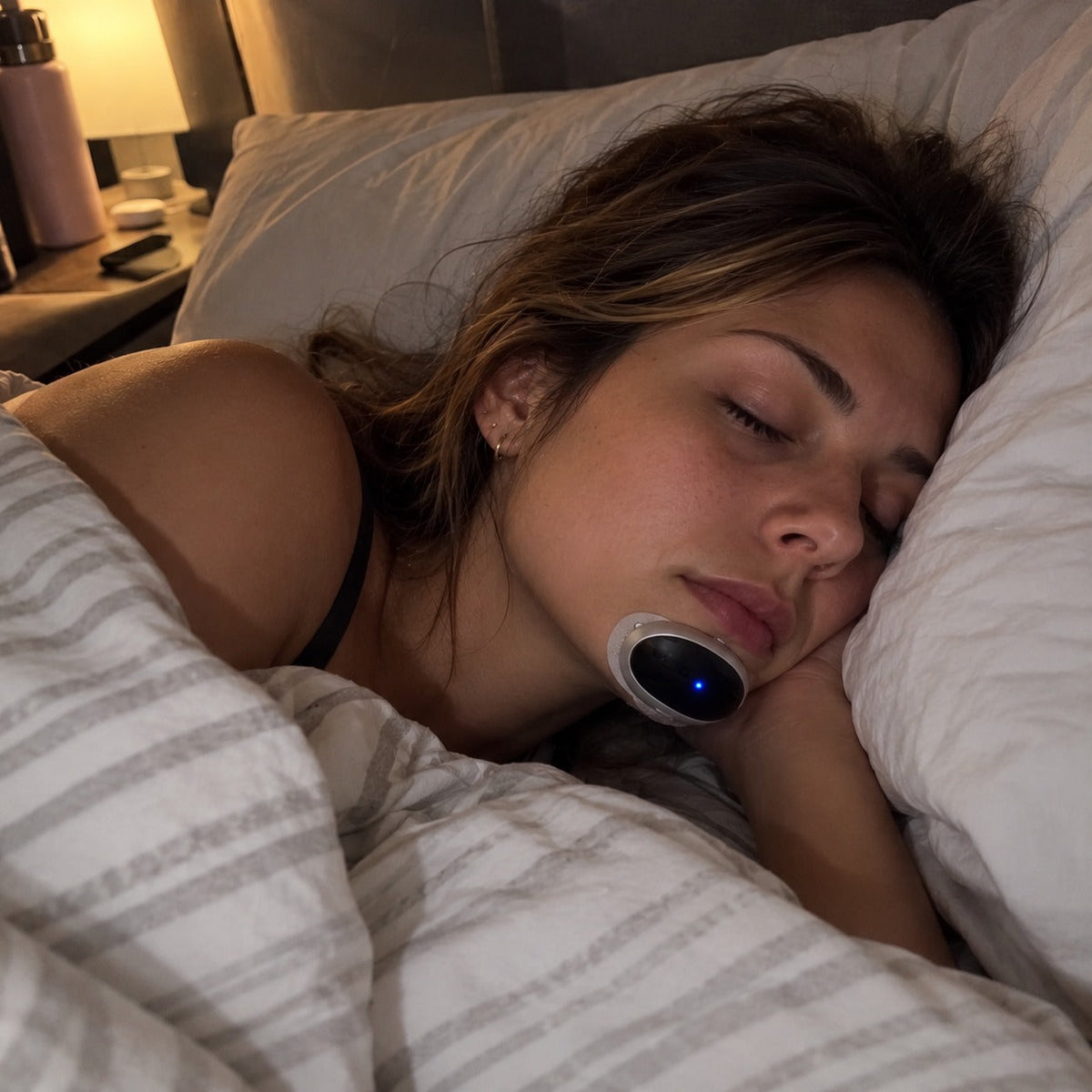 Anti-Snoring Chin Pulse for Quiet Nights