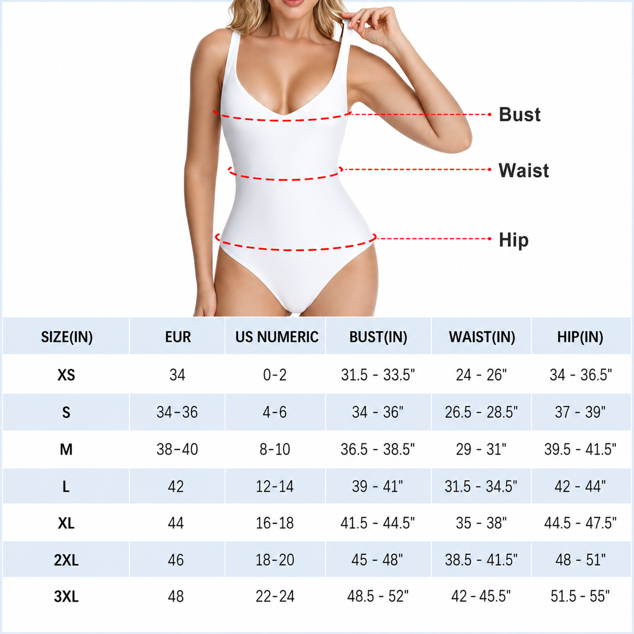 Wireless Plunge Thong Bodysuit - Sexy, Comfortable Fit