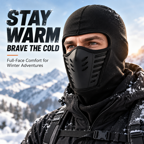 ❄️ Winter Thermal Balaclava – Windproof Full Face Mask for Outdoor Activities
