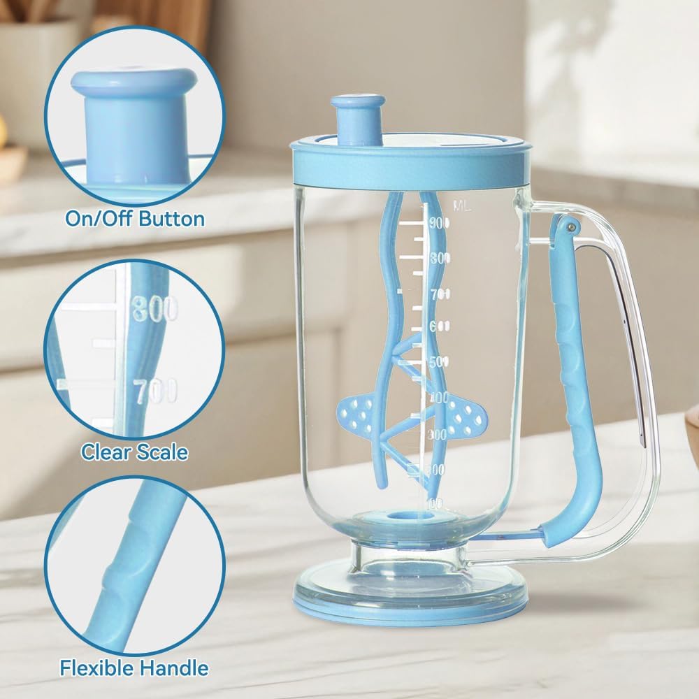 Pancake Batter Dispenser with Mixer
