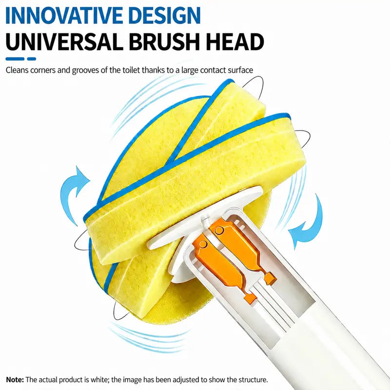 Disposable Toilet Scrubber Brush Kit
