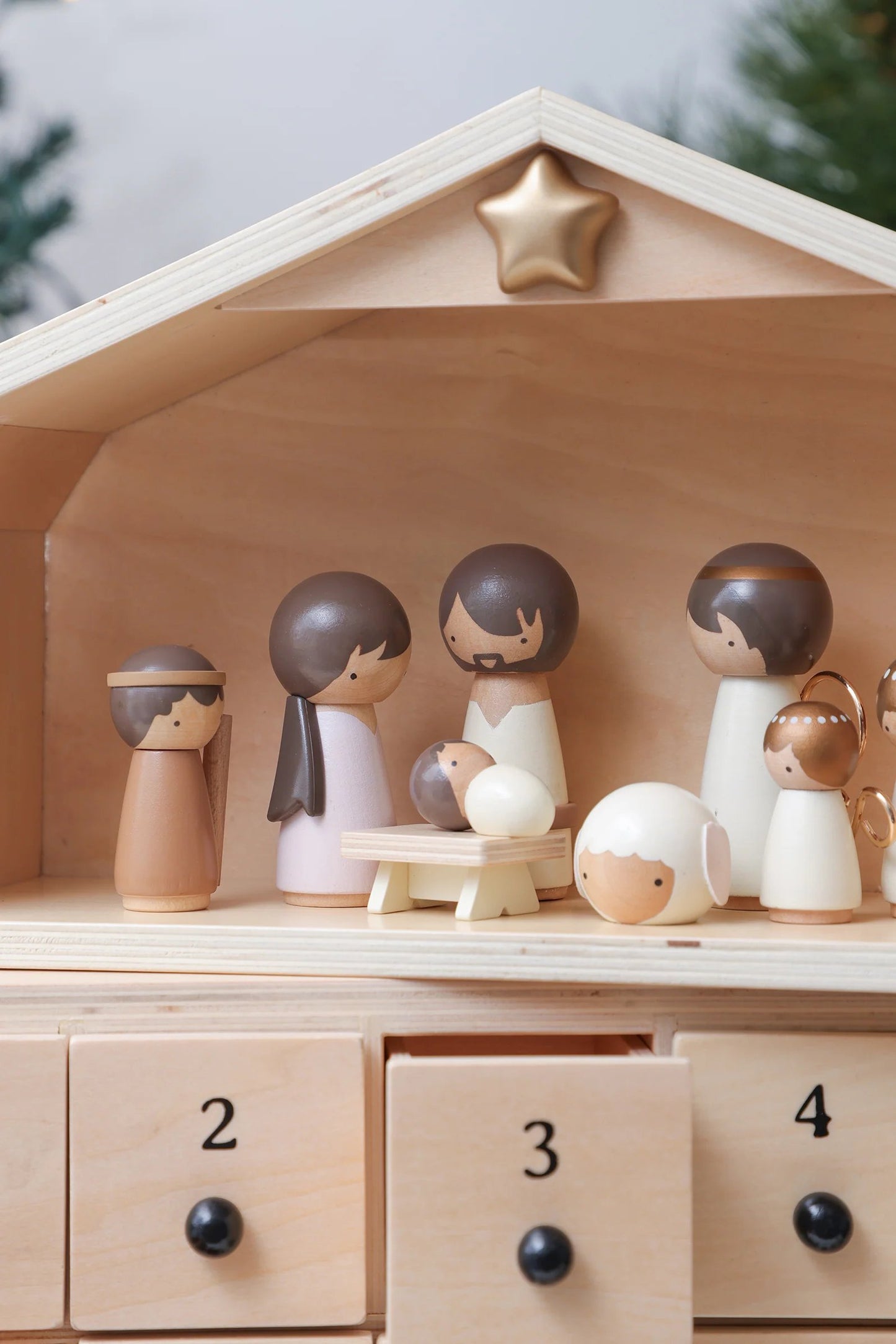 ✝ Nativity Advent Calendar 2026 – Christmas Countdown with Nativity Figures
