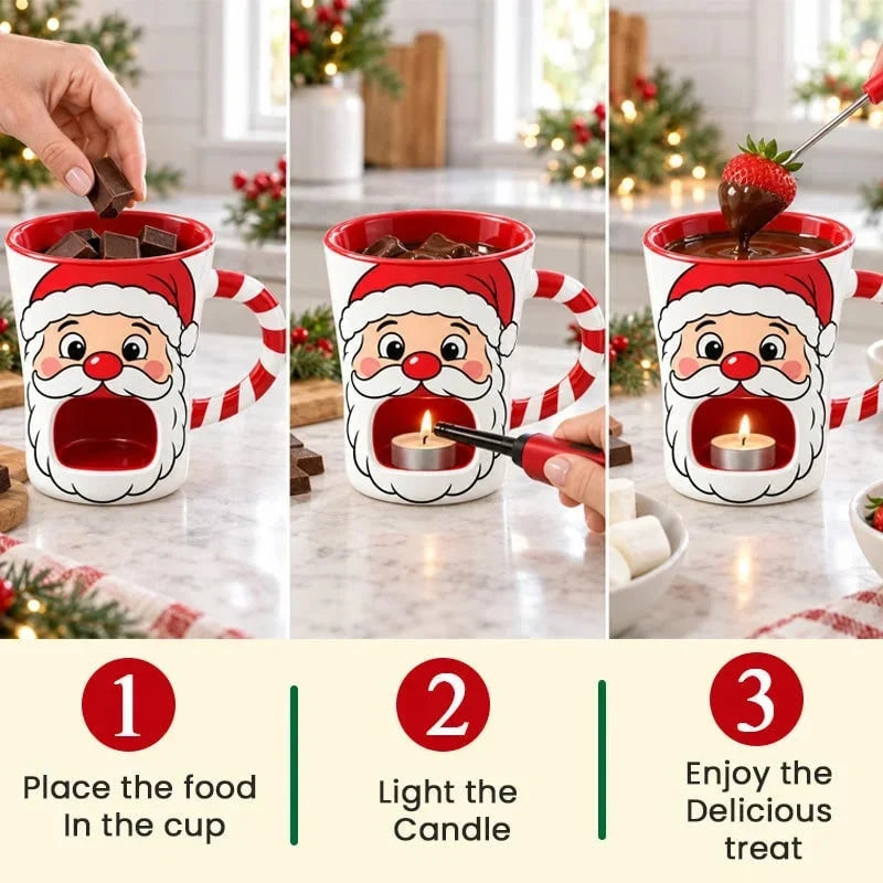 ✨Last Day 49% OFF✨Christmas Chocolate Fondue Mug
