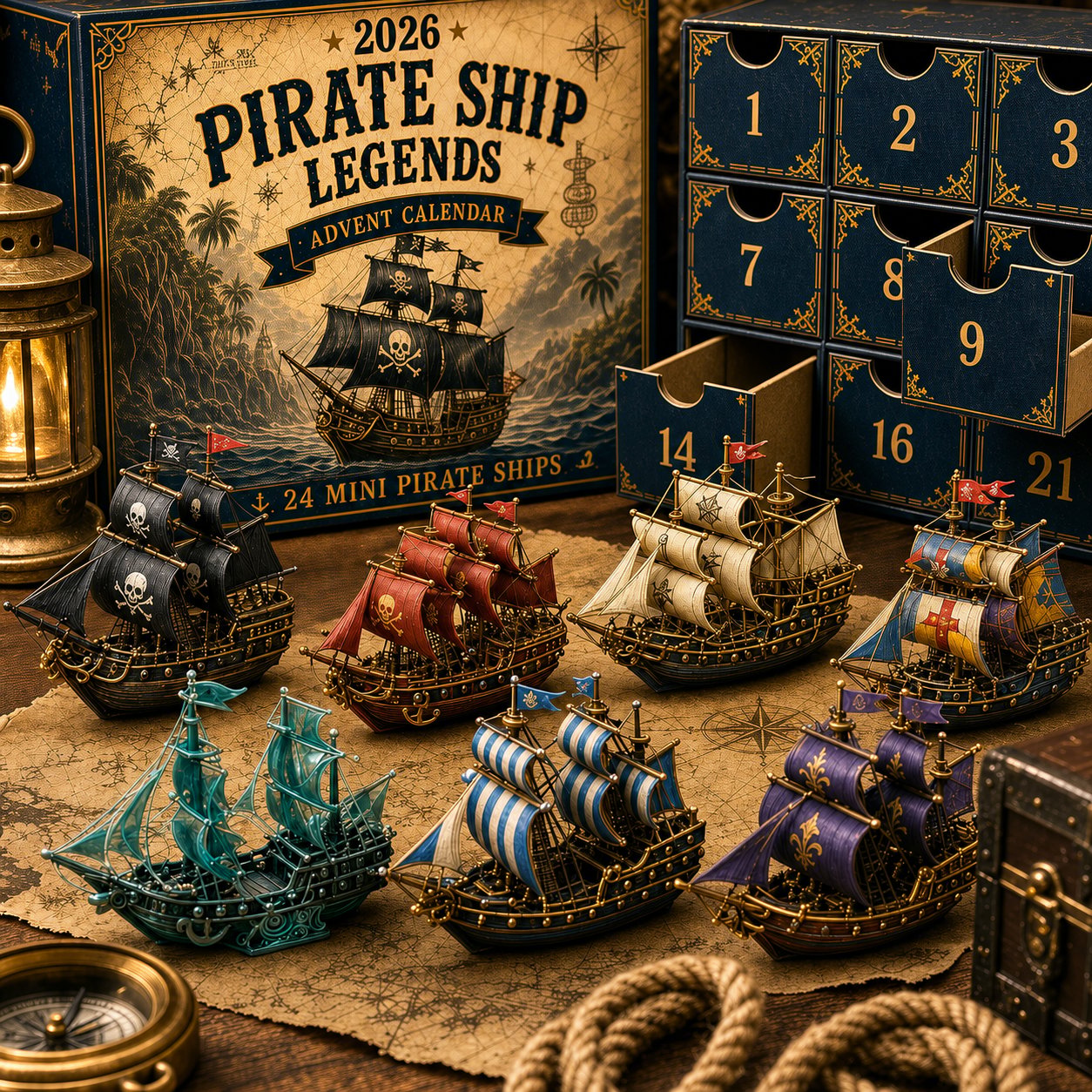 ⛵ Pirate Ship Legends Advent Calendar 2026