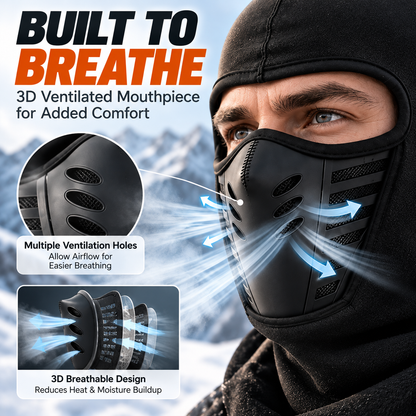 ❄️ Winter Thermal Balaclava – Windproof Full Face Mask for Outdoor Activities