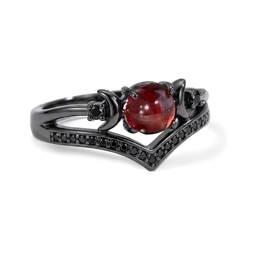 🔮 Enchanted Triple Moon Celestial Ring🌙